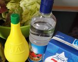 Salat mit einer Zitronen - Kondensmilch - Soße Rezeptschritt 5 Foto