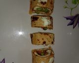 A picture of step 4 of Cheese vegetables roll.