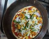 Paneer tikka pizza recipe step 2 photo