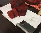 Hình bước làm 8 của món Bánh Velvet camera.