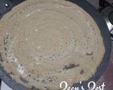 A picture of step 4 of Sprouted Ragi/Finger Millet Flour and Moong Dosas.