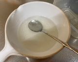 A picture of step 1 of Japanese Matcha Agar Jelly.