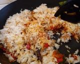 A picture of step 3 of Tomato rice.