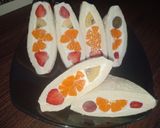 Foto langkah ke 7 dari resep Fruit Sando/ Fruit Sandwich/ Sandwich buah.