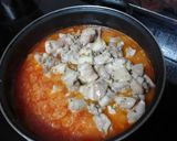 Foto del paso 6 de la receta: Guiso de contramuslo de pollo con menestra y papas fritas