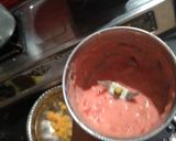 A picture of step 4 of Puri bhaji.