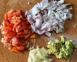 A picture of step 1 of Leftover Chana daal Pakoda With Ghugni.