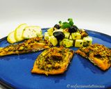 Foto del passaggio 4 della ricetta Trota alle Erbe Aromatiche con Insalata di Cedro