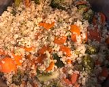 Brokkolis bulguros csirkecombok recept fázis 4 fotója
