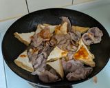 超市料理-油豆腐韭菜炒牛肉的食譜步驟4照片