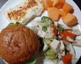 Foto langkah ke 7 dari resep Burger Tempe (Menu Diet).