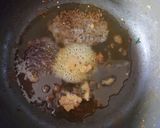 A picture of step 2 of Sukhi Bhaaji Khati meethi dal and fulka roti - a Gujarati Thali.