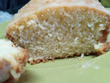 Budín de naranja con glasé de naranja