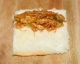 A picture of step 4 of Cheesy Noodles bread rolls.