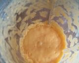A picture of step 2 of Mango shake.