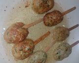 A picture of step 4 of Chicken haramasala popsicles.