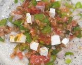 A picture of step 3 of Paneer Chilli Dosa.