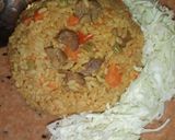 A picture of step 5 of Turmeric Jollof Rice.