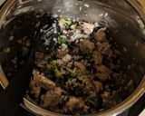 A picture of step 9 of Instapot Chicken Rice & Beans.