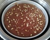 A picture of step 5 of Eggless Banana walnut cake.