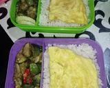 Foto langkah ke 3 dari resep Telur Dadar Tepung Tempe.