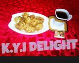 A picture of step 4 of Yamball with black tea.