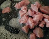 A picture of step 1 of My Tenderloin pork& Sausage in a creamy Mustard Pepper sauce. 😉.