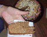 Foto del paso 5 de la receta: Torta con avena y Nesquik ♡🥧♡🥳