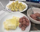 Hình bước làm 1 của món Hủ tiếu hoành thánh