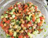 Pas rețetă Salata de pastă cu năut 1 fotografie