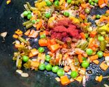 A picture of step 5 of Masala Oats.