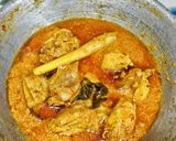 Gambar langkah 5 resipi Gulai ayam padang.