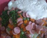 A picture of step 2 of Cold Potato Salad.