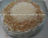 Foto langkah ke 4 dari resep Almond cheese mille crepes.