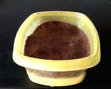 A picture of step 3 of Halwai style TWO LAYER CHOCOLATE BURFI.