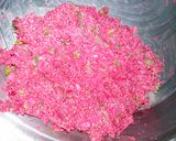 A picture of step 3 of Beetroot Tikki Chat.