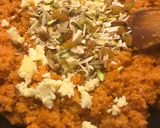 A picture of step 5 of Gajar ka Halwa.