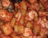 Foto langkah ke 5 dari resep Kentang Goreng Udang + Tahu Kulit.