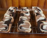Foto langkah ke 12 dari resep Cake Nutrijell / bolu nutrujell kocok all on 1 (kopi coklat santan).