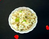A picture of step 3 of Adraki Jeera dhaniya fried rice.