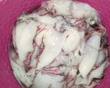 Foto langkah ke 1 dari resep Cumi Tumis Pedas Manis.