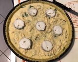 Une image de l'étape 9 de Tarte chèvre cendré,épinards frais et tomates cerises (pâte brisée à l origan).