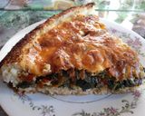Foto del paso 4 de la receta Pastel de coliflor con vegetales y queso provolone