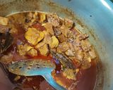 A picture of step 3 of Beef Degi Korma.