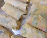 A picture of step 3 of Veg Spring Roll.