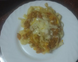 Foto del paso 2 de la receta: Pasta con aprovechamiento gratinada al microondas