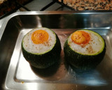 Foto del paso 7 de la receta: Calabacín relleno de verduras con pavo