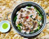 Hình bước làm 3 của món Cá Tra phi lê hấp cải bẹ xanh 💚