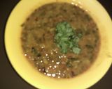 A picture of step 1 of Split moong dal with palak.