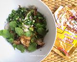 รูปขั้นตอนการทำที่ 2 ของ ลาบไก่ทอด